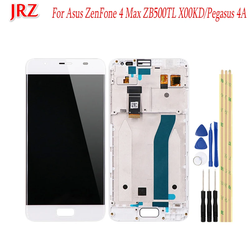 

For Asus ZenFone 4 Max ZB500TL X00KD LCD Display and Touch Screen With Frame Phone Repair Part For Asus ZenFone Pegasus 4A+Tools