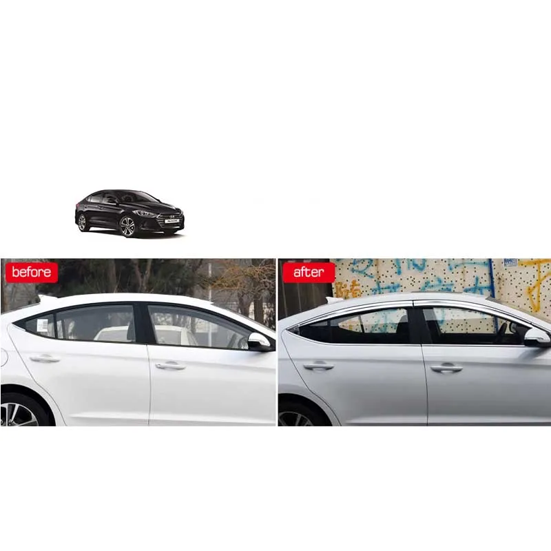 1 комплект Защитные щитки от дождя и для Hyundai Elantra 2015 2019|Навесы укрытия| |