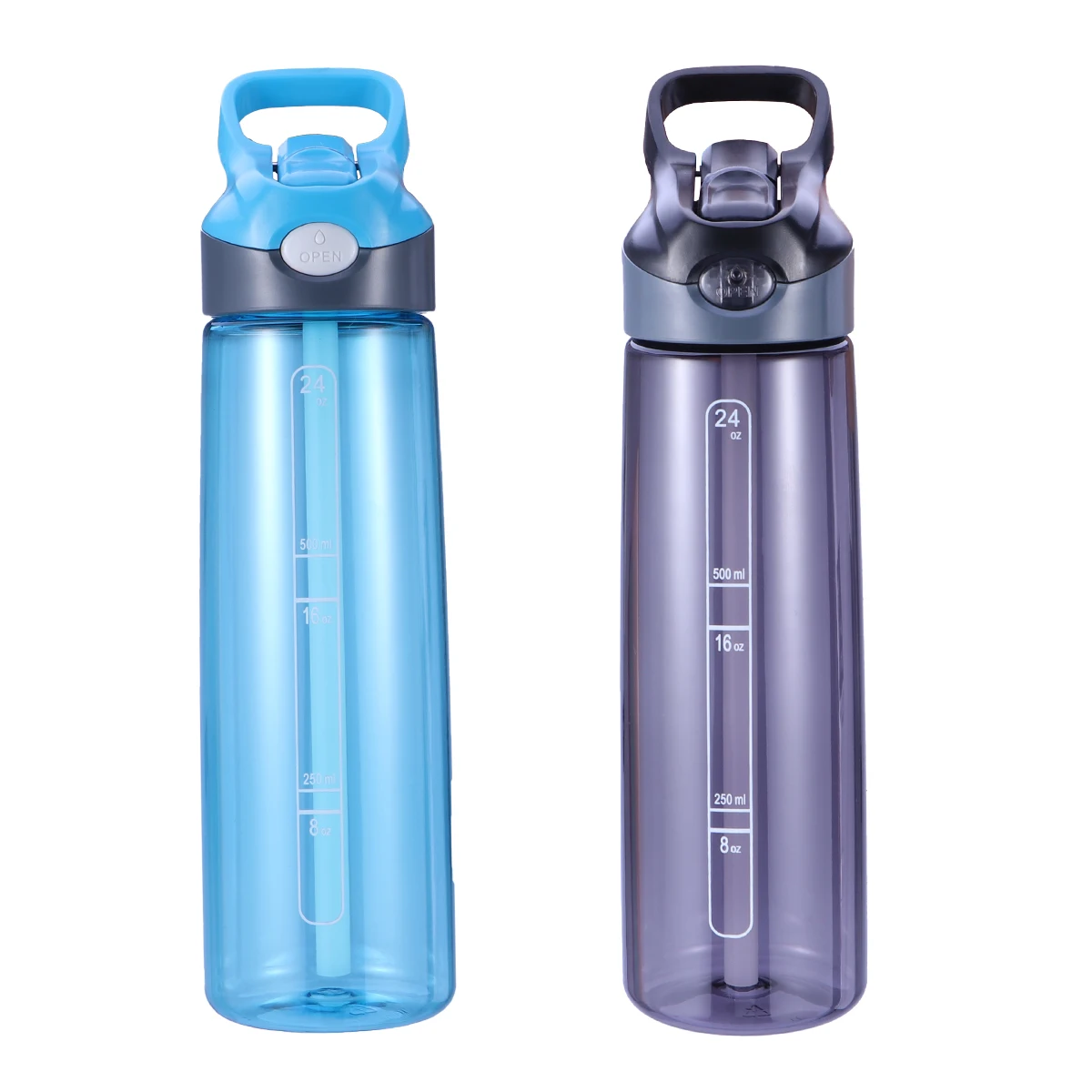 750ml Portable Tritan Drinking Bottle BPA Free High Capacity Sports