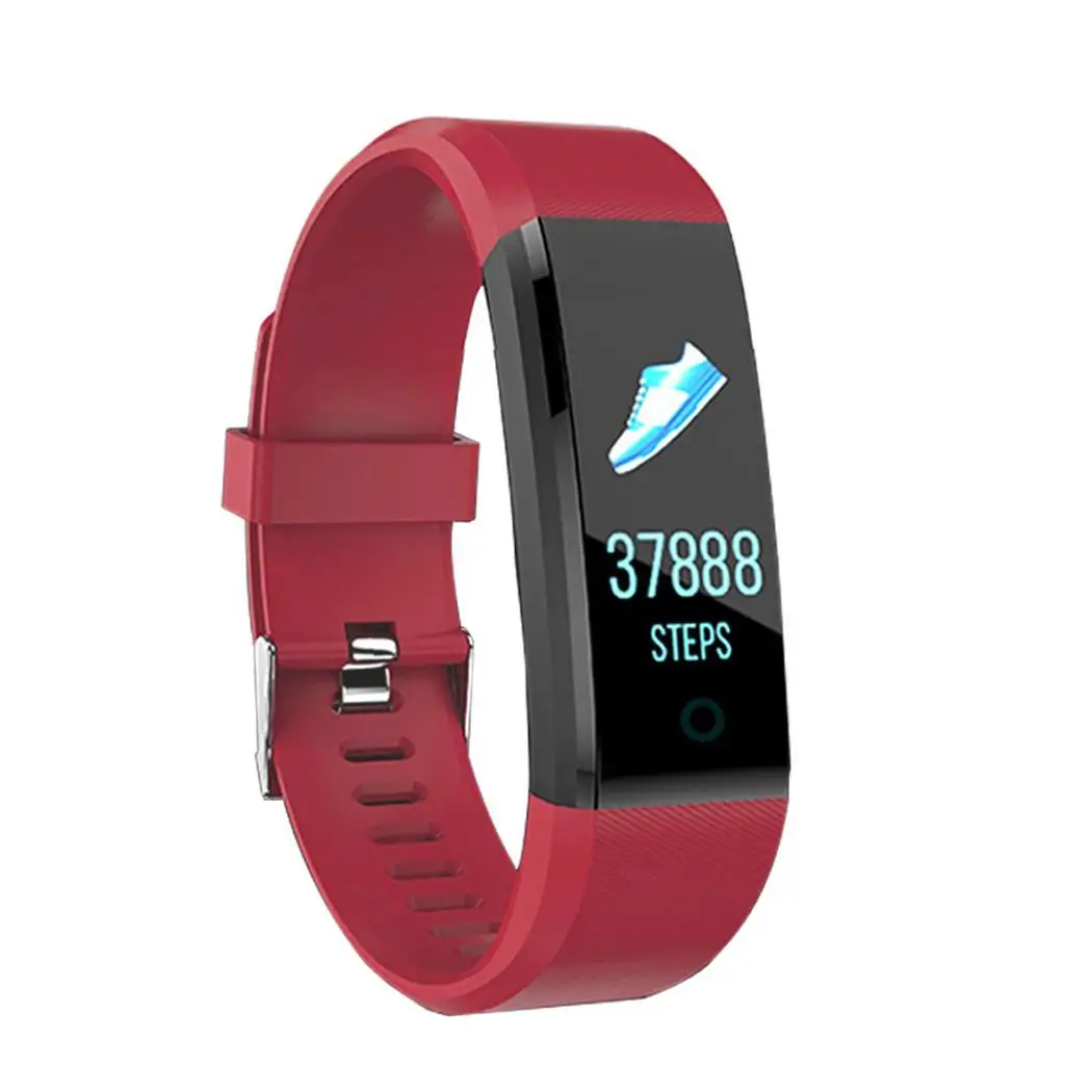 Унисекс водостойкий шагомер пульсометр Smart Band|Смарт-браслеты| |