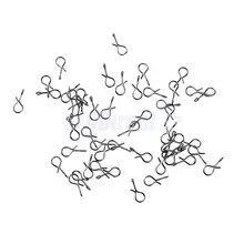 Упаковка из 50 форсированных рыболовных Быстрый замок оснастки баррель поворотный прочный разъем рыболовные снасти