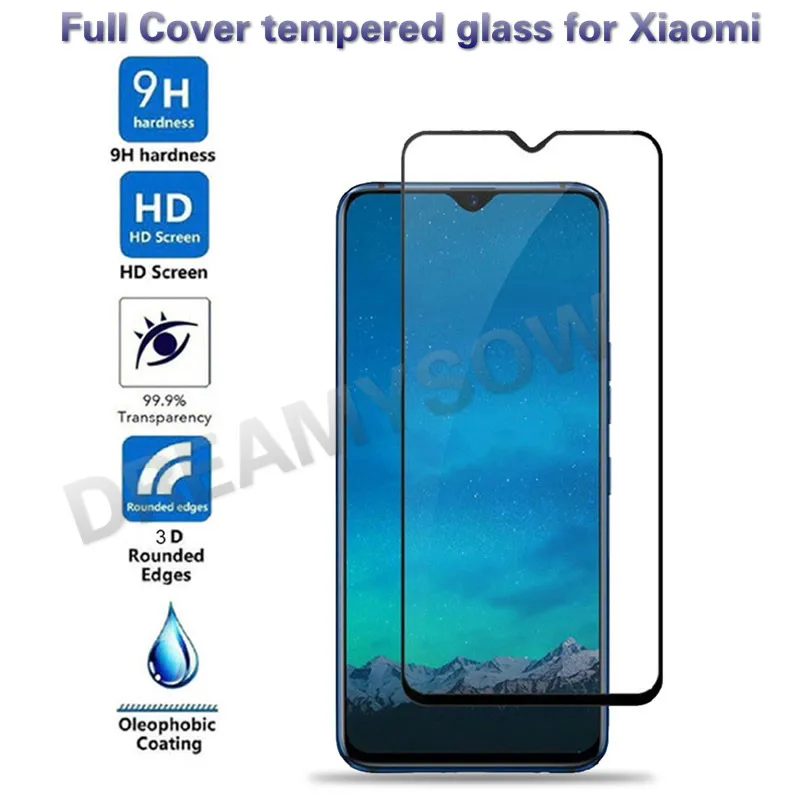 

9H HD Full Cover Tempered Glass For Xiaomi Mi9 8 Lite 8 SE Screen Protectors Redmi Note 7 6 Pro Redmi 5A 5 Plus 6 Pro Glass Film