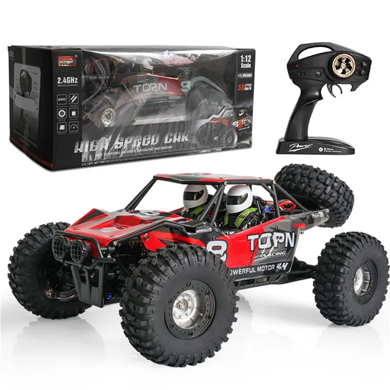 

New Arrival Sports Drift GS1002 1/12 2.4G 4WD 50KM/H Fast Speed Rock Crawlers Off-Road Climbing RC Car With Transmitter Charger