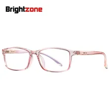 Brightzone для женщин TR90 анти синий светильник очки Удобная рама Студенческая игра близорукость материал Гибкая девушка прозрачный унисекс(Китай