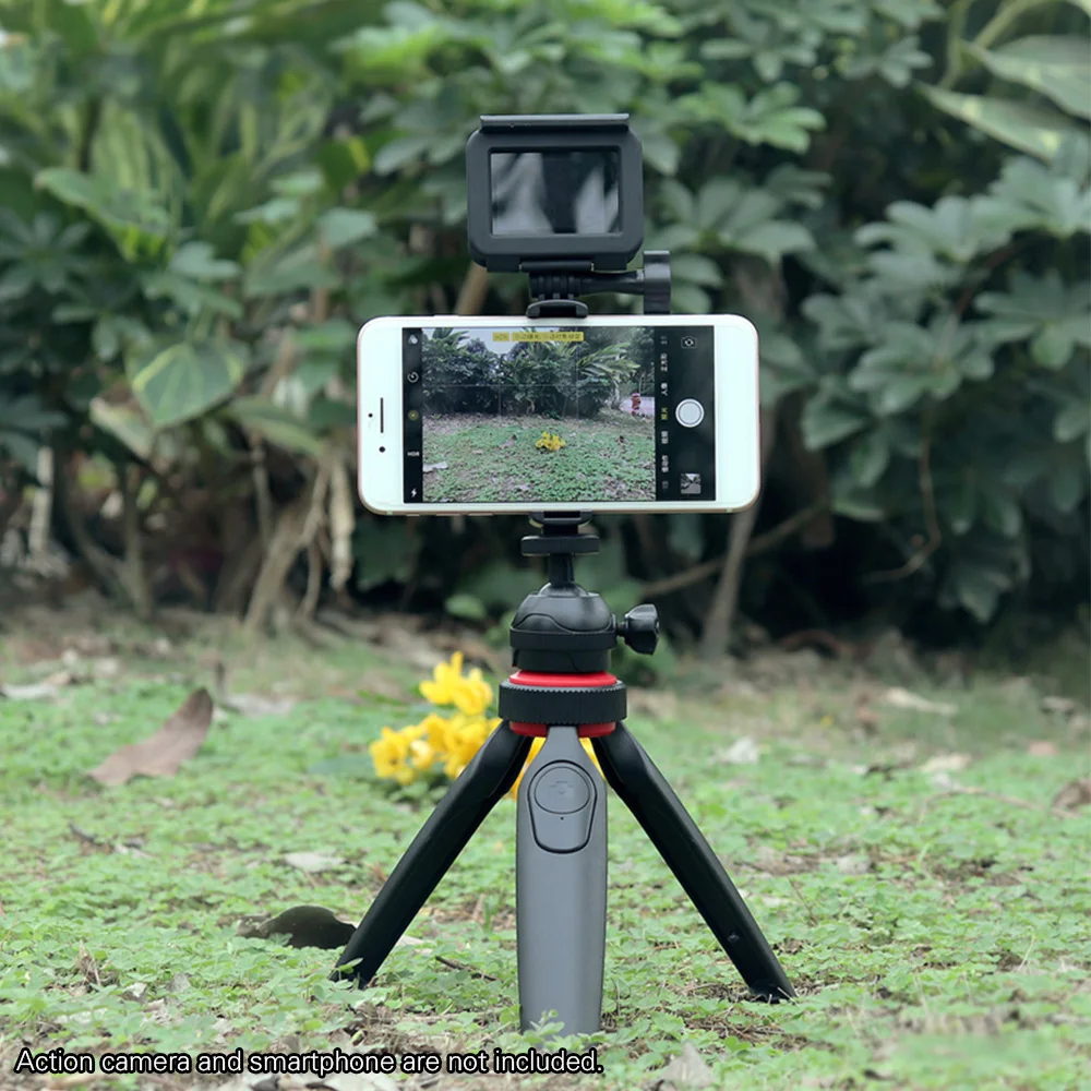 Настольный мини штатив LENSGO L322 с держателем телефона для камеры DSLR/ILDC GoPro BT пульт