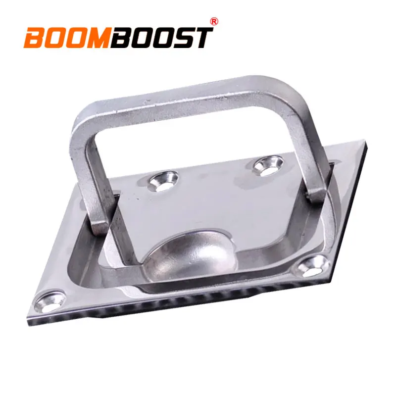 4pcs 316 Stainless Steel Boat Marine Flush Hatch Locker Cabinet Lift Pull Handle