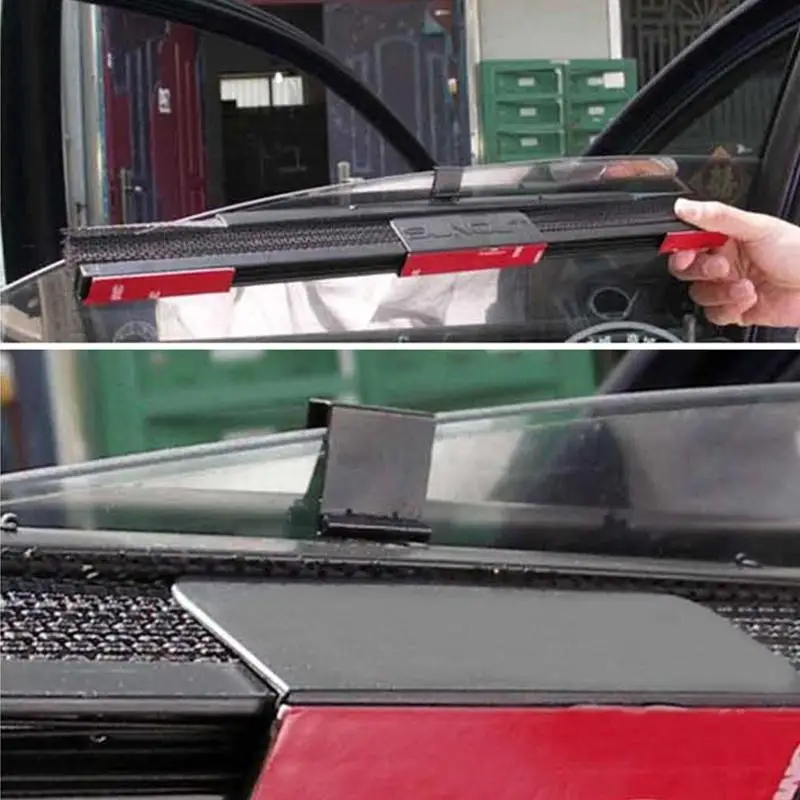 

Universal Car Windows Sunshade Curtain Black Side Rear Window Mesh Visor Shield Side Window Foils Solar Protection Black
