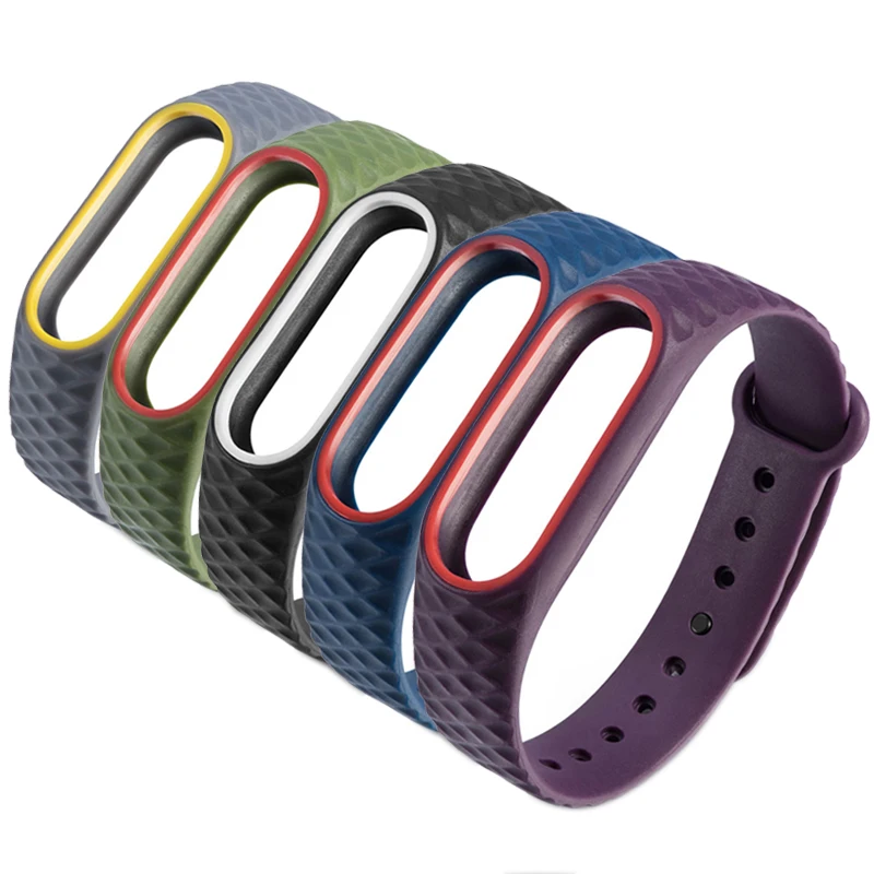 

Sports Silicone Wrist Strap For Xiaomi Mi 2 Bracelet Replacement Pedometers Band Colorful Running Fitness Accessories