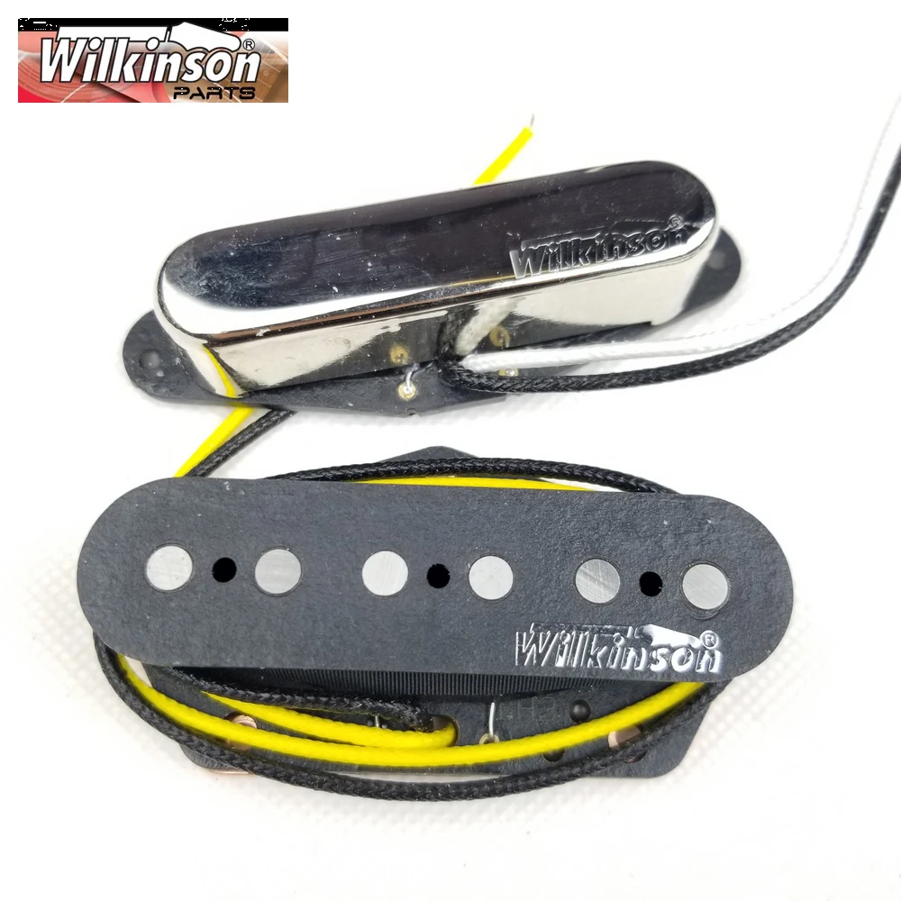 

TL Wilkinson WVT Alnico5 Tele Pickups Neck and Bridge Telecaster Eleciric Guitar Pickups Chrome Silver Made In Korea