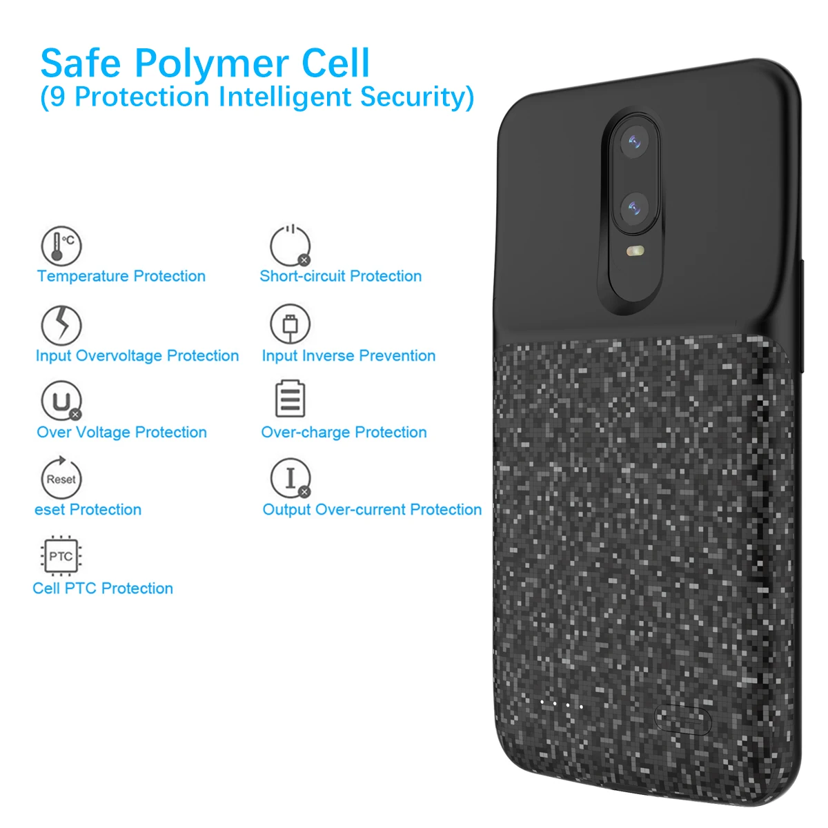 

For OPPO R17/R17 Pro Case 5200mAh Power Bank External Backup Battery Charger Case Ultra Thin Powerbank Charger Case For OPPO R17