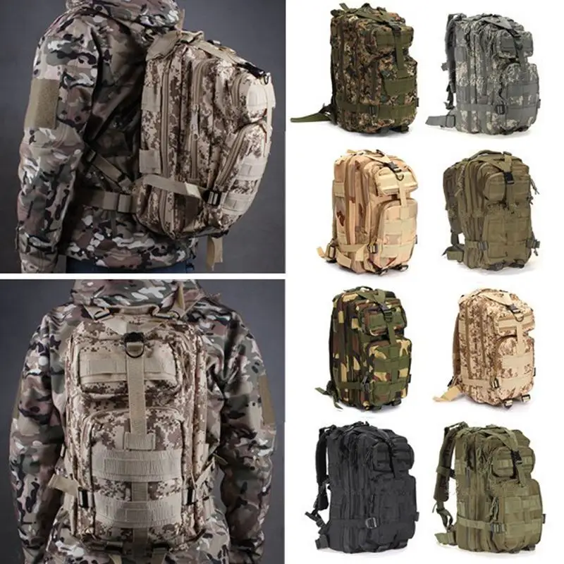 

30L Outdoor Tactical Backpack 600D Nylon Camouflage Camping Hiking Trekking Rucksack Travel outdoor Bag Sport backpacks