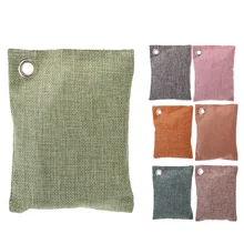 100g фильтрация воздуха Сумка Fresh Active Bamboo с активированным углем мешки формы Запах Удалить для дома, автомобиль, офис