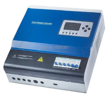 

PWM 75A 192V 220V 240V 384V Solar Charge Controller Wall Mounting PWM Solar Charger Battery Panel Regulator for Solar Station