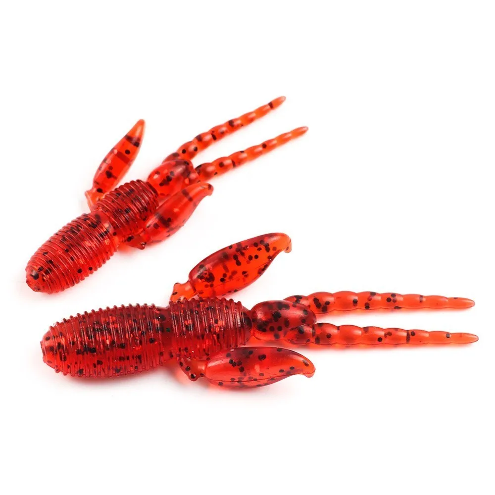 

10 Pieces 2g/6cm 4.5g/7.5 Cm Soft Red Crab Bait Sea Lake Fishing Lure Artificial Soft Lure Bait