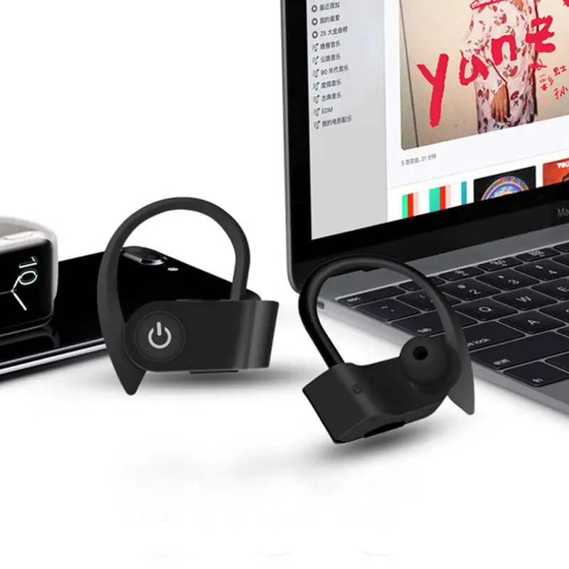 Wireless Earphones TWS Bluetooth V5.0 Sport Headphones HD Stereo In-Ear Earbuds for Most Bluetooth-enabled Devices