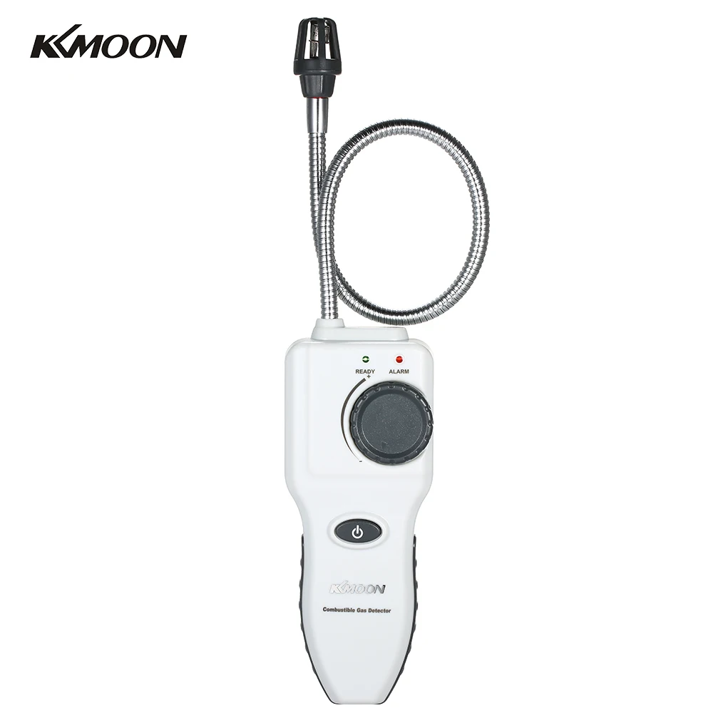 

KKmoon Gas Leakage Sensor Flammable Combustible Location Gas Detector Gas Leak Tester Sound Light Alarm Adjustable Sensitivity