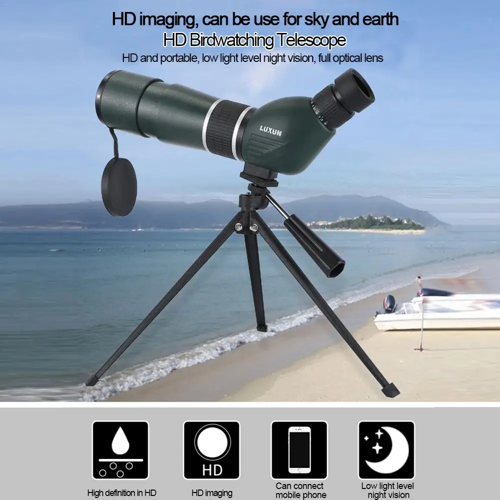 Spotting Scope Monocular Telescope High-definition Low-light Night Vision Lens For Bird Watching Good Quality Useful Equipment 