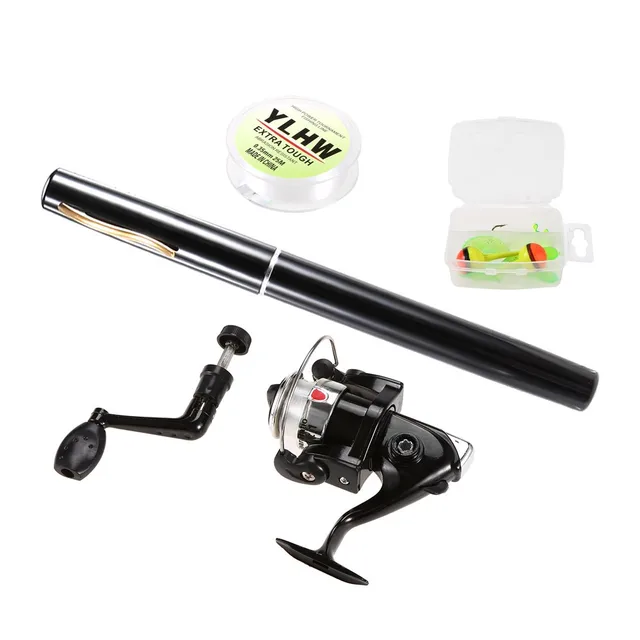 Special Offers Combo Set Mini Telescopic Pocket Fishing Rod Spinning Reel Fishing Line Soft Lures Baits Jig Hooks Special Offers Combo Set Mini Telescopic Pocket Fishing Rod Spinning Reel Fishing Line Soft Lures Baits Jig Hooks