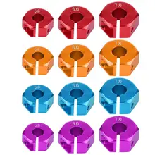 12 мм Универсальный колеса с шестигранной концентратор usb адаптер для безколлекторная электрическая модель Сакура 1/10 Масштаб RC спортивный автомобиль внедорожник bigfoot автомобиля 5 6 7 мм колеса с шестигранной головкой адаптер