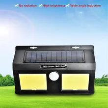 Солнечный светодиодный настенный светильник водонепроницаемый настенный светильник PIR датчик движения наружный сад парк безопасности аварийный свет Солнечная лампа