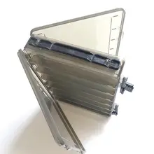 Пластиковый двухслойный водонепроницаемый ящик для рыболовных снастей, чехол для хранения приманки