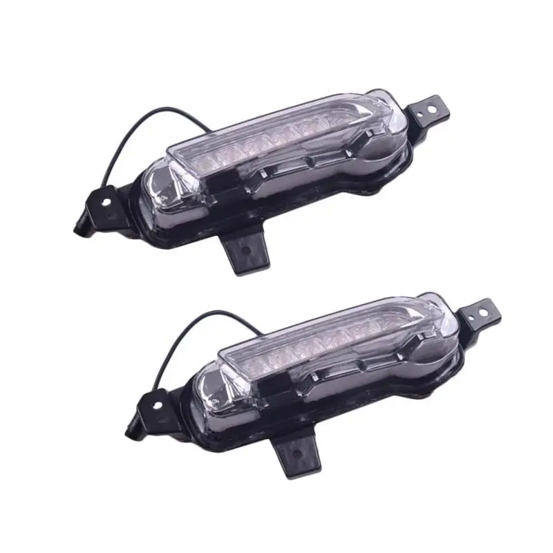 

Brand 2 Pcs New Car Styling Daytime Running Light LED With Turning Signal Fog Lamp Decorative Accessories Case For Suzuki Vetula
