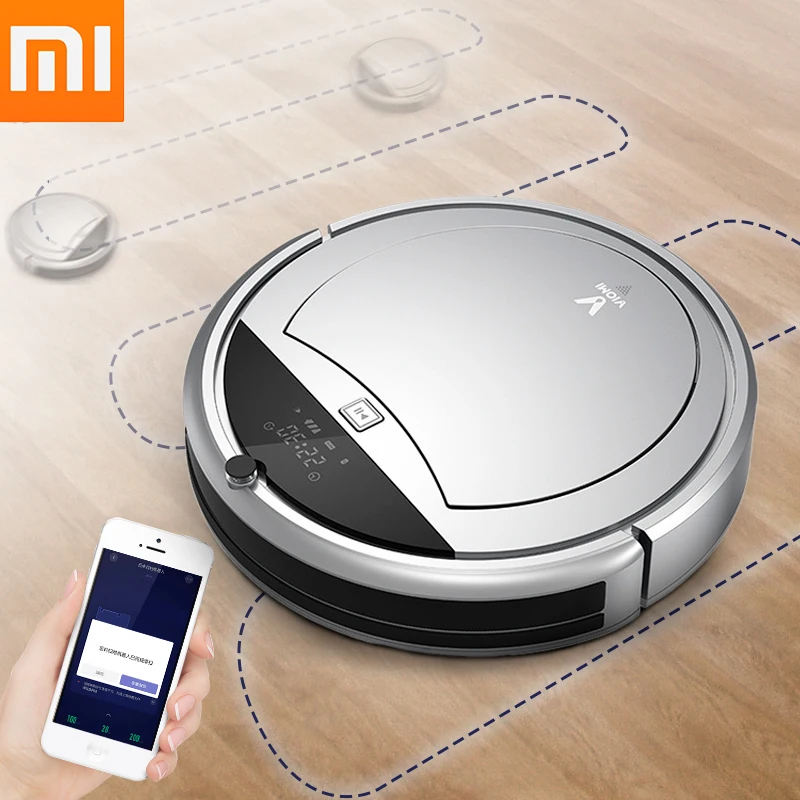 

Original Xiaomi Viomi Robot Vacuum Cleaner Remote Control Path Planning LCD Auto-Sweeping Dust Smart Wireless Vacuum Cleaners
