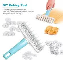 37 шт. DIY Инструменты для выпечки портативная Скалка валик кухонный инструмент помадка шоколадный торт пластиковый инструмент декоратор для десерта