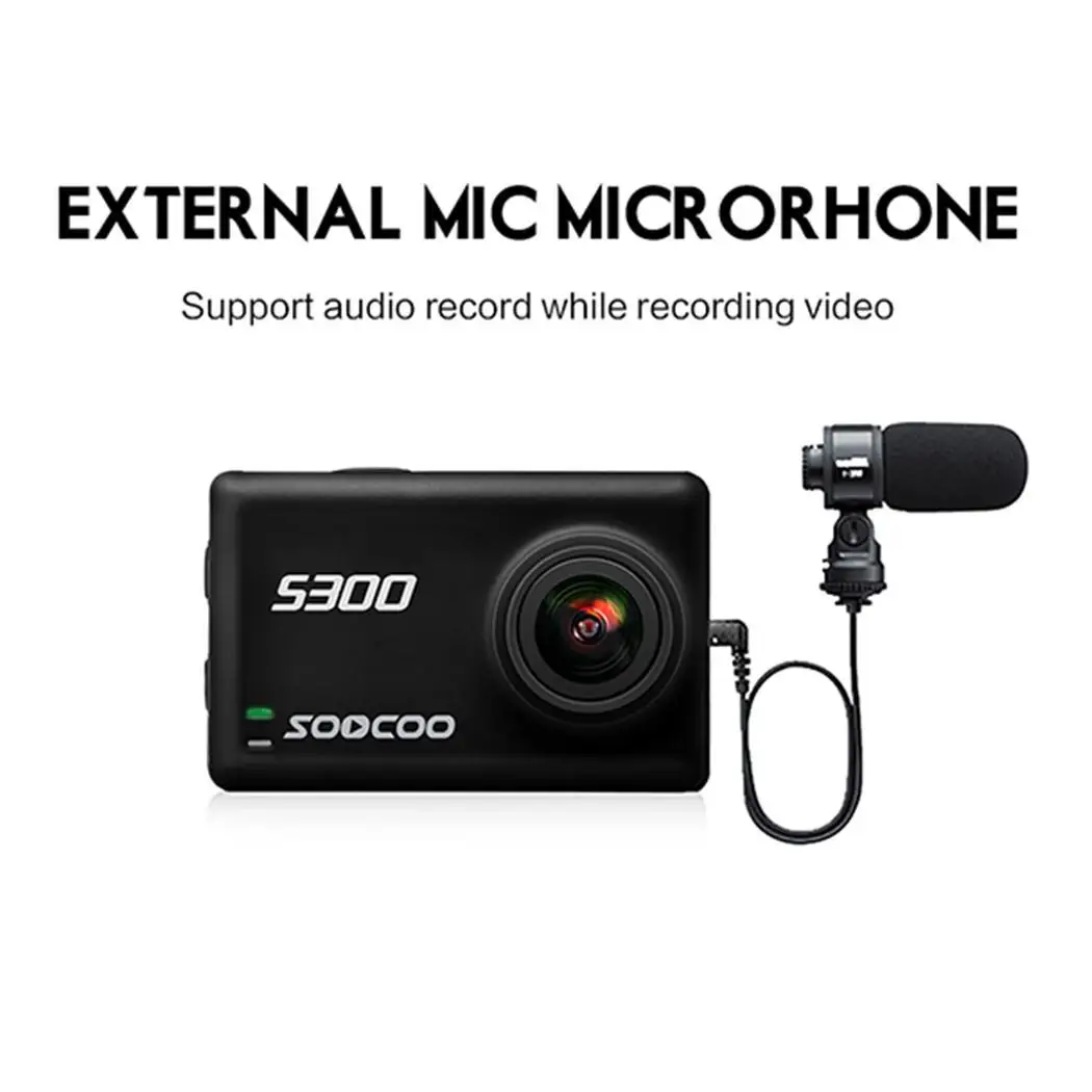 Soocoo S300 Экшн камера 4k 30FPS 2 35 &quotсенсорный wifi микрофон GPS Пульт дистанционного