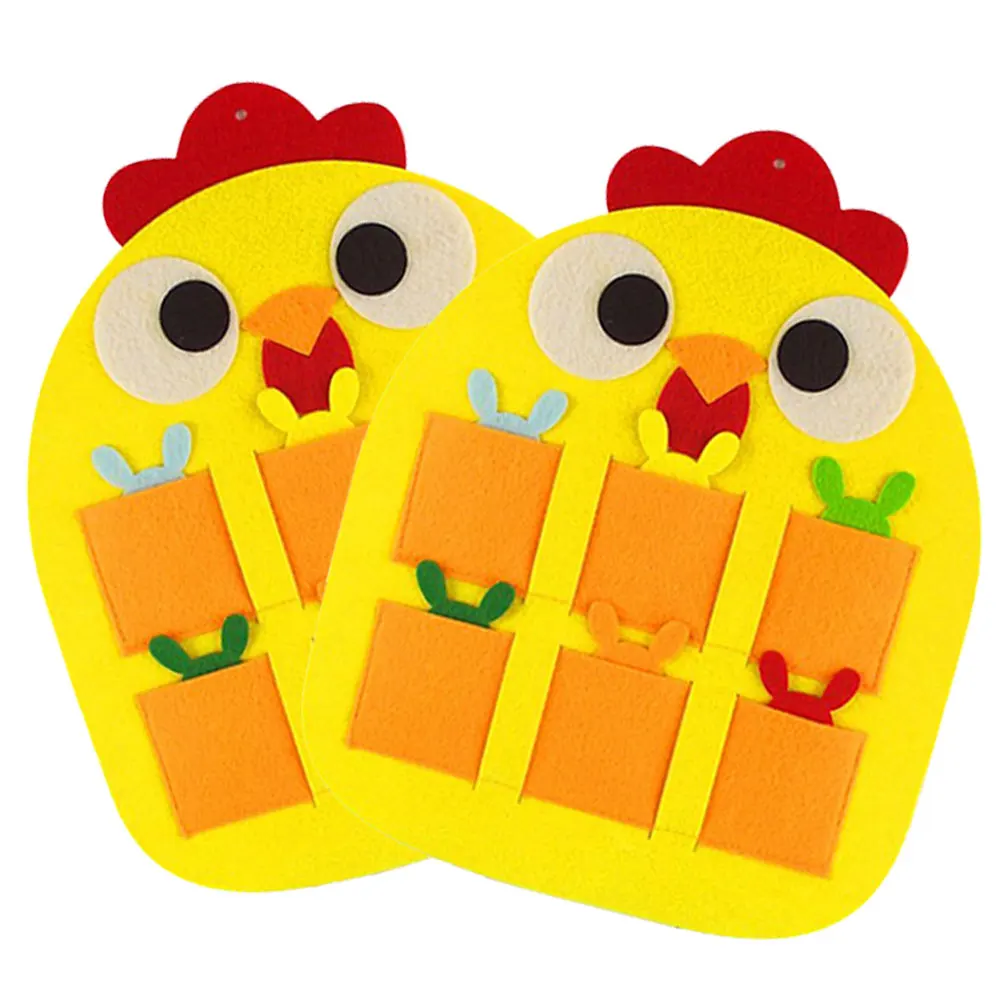 

Cartoon Cute Felt Bag DIY Handmade Dynamic Manual Brain Non-woven Material Children Early Education Gift Craft Decoration