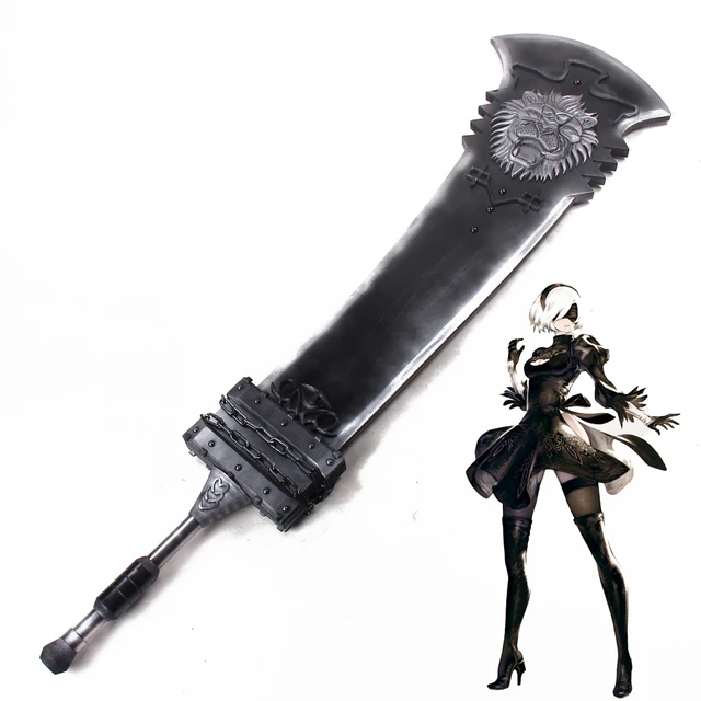 NieR: Automata 2B Statuette (Beastlord Weapon, White Outfit