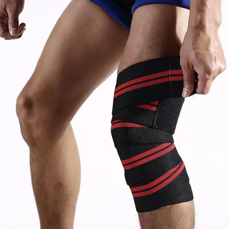 1 Pair Self adhesive Elastic Protective Bandage Strap Weight Lifting