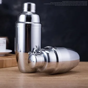 

WSHYUFEI 304 Stainless Steel Cocktail Shaker Mixer Wine Martini Boston Shaker Bartender Drink Party Bar Tools Cocktail Shaker