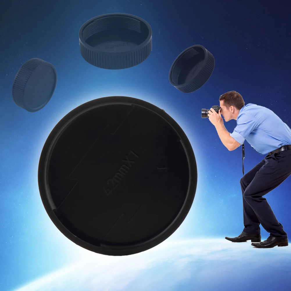 

10pcs Rear Lens Cap Anti-dust For 42mm M42 Screw Camera Lens Plastic Black