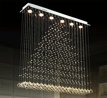 

LED Modern Creative Ceiling Light Luxury K9 Crystal Lighting Fixture Stairs Restaurant Living Room Lighting Engineering Light