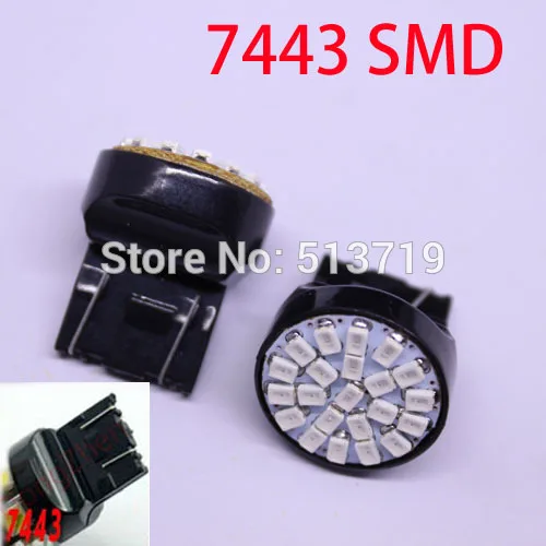 Dongzhen 1X 12V T20 W21/5W WY21W W21W 7443 22 3020 Авто головной светильник светодиодный автомобильный
