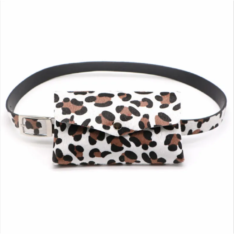 Модные женские коричневые леопардовые мини нейлоновые поясные сумки летние модные маленькие сумки для женщин