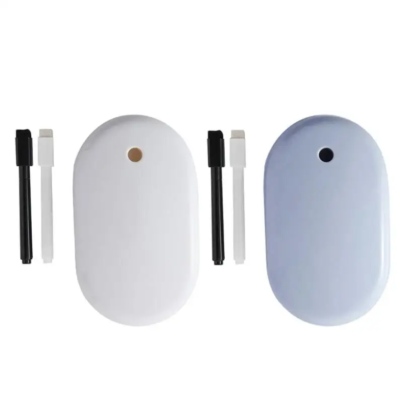 

Erasable Desk Memo Storage Box Home Office Message Writing Board with 2pcs Pens Desktop Organizer Storage Box Cases Office Tools