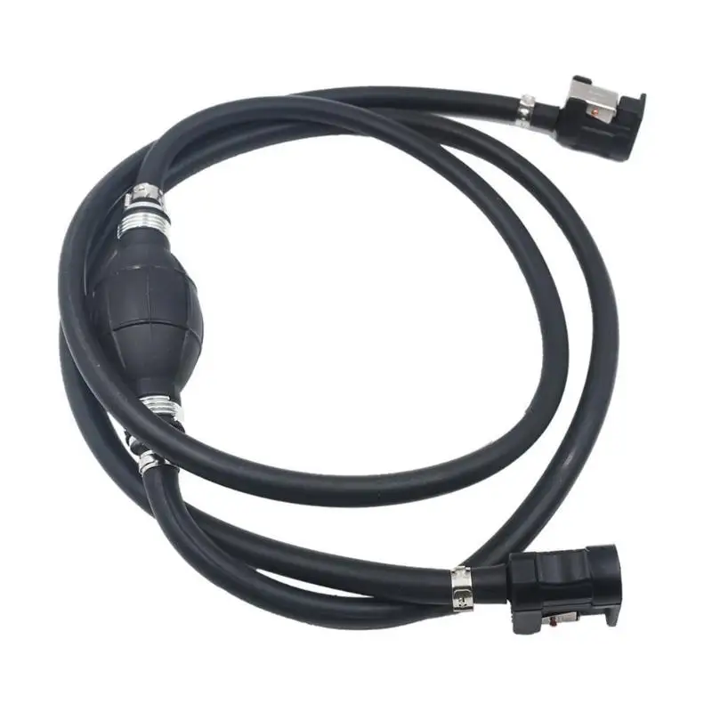 Online 8mm Rubber Fuel Pump Fuel Line Hose Outboard Boat Engine Petrol Tank Connectors Kit Moteur Bateau For Car Boat Marine