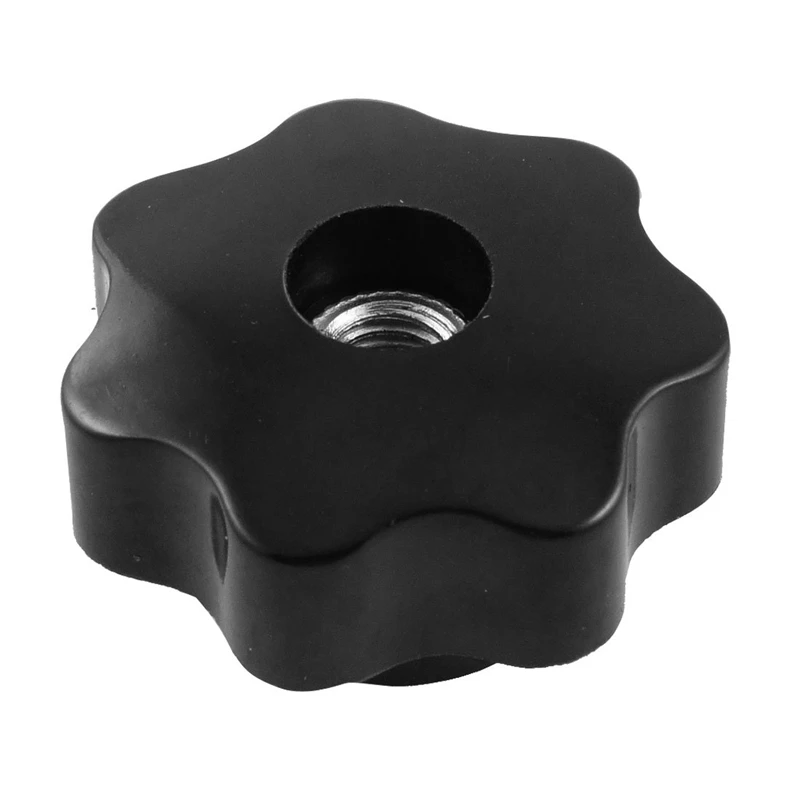 

New 8mm Diameter Thread Hole Black Star Head Clamping Knob Replacement