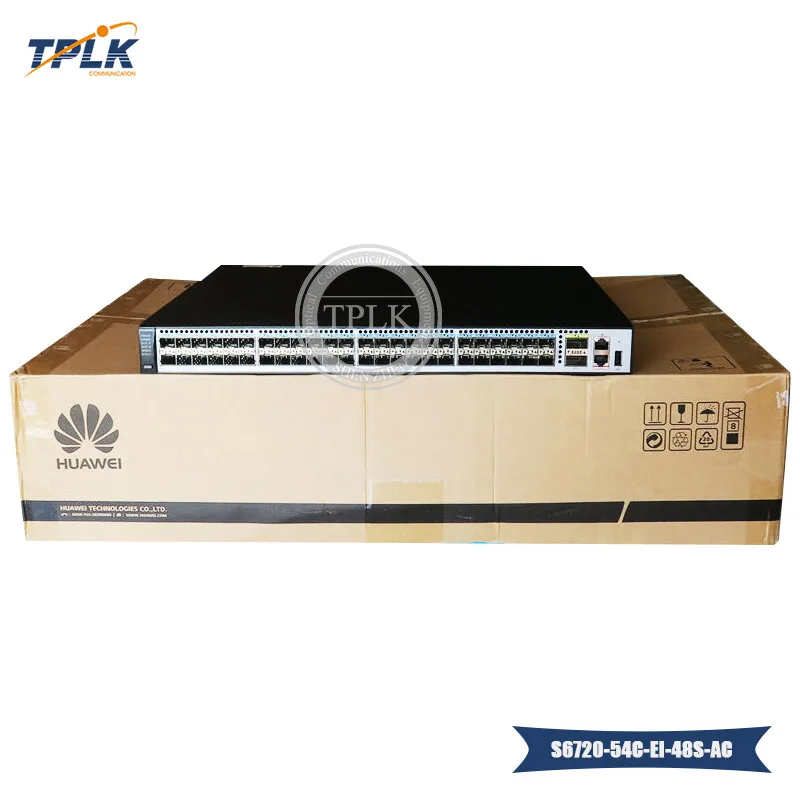 Коммутатор Ethernet серии Hua wei S6720 S6720-54C-EI-48S-AC/DC 48 x 10GE SFP+, 2x40 GE QSFP+ 10 гигабитный коммутатор