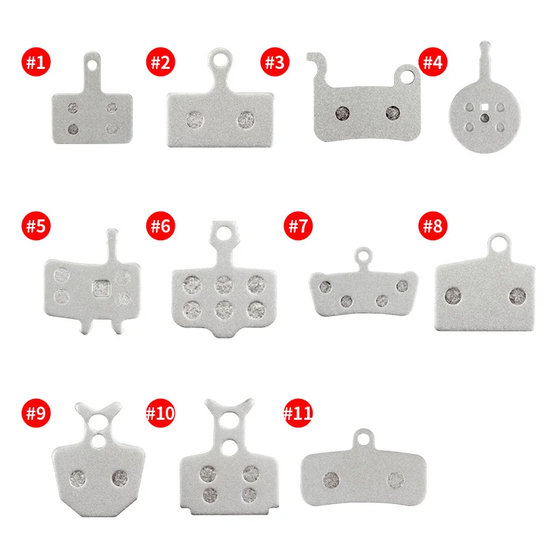 4 пары ультралегкие Алюминиевые доски охлаждающие колодки велосипедные смолы дисковые Тормозные колодки для SHIMANO TEKTRO AVID Hayes ZOOM MAGURA FORMULA SARM