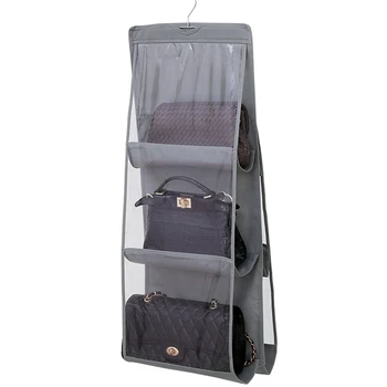 

1pc Hanging Organzier Closet Dustproof Folding Wardrobe Hanging Garment Bags Organizer Cover Bags Shelf for Home