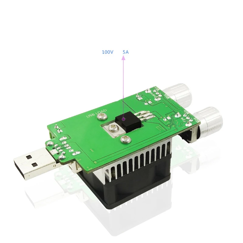 

35W USB DC load resistor electronic adjustable constant current industrial discharge 18650 resistance battery capacity tester