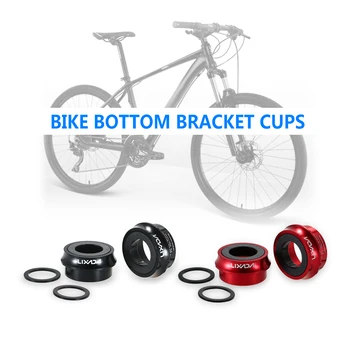 

Lixada Road Bike Bicycle Cycling Press Fit Ceramic Bottom Bracket Cups Aluminum Alloy 66mm/72mm BB Cups Crank Set Bearing