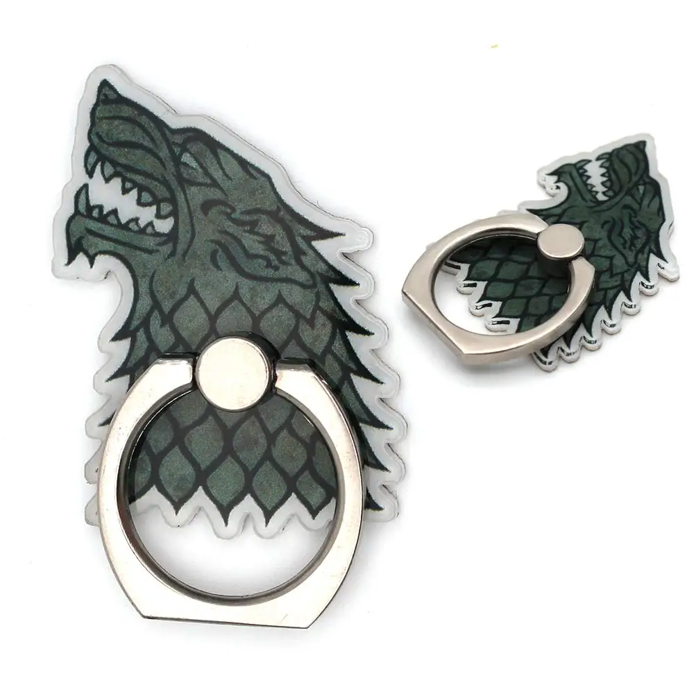 

Game of Thrones House Stark Targaryen Phone Holder Finger Ring Stand Circle Grip Tablet Mobile Phone Sticky Mount Holder Bracket