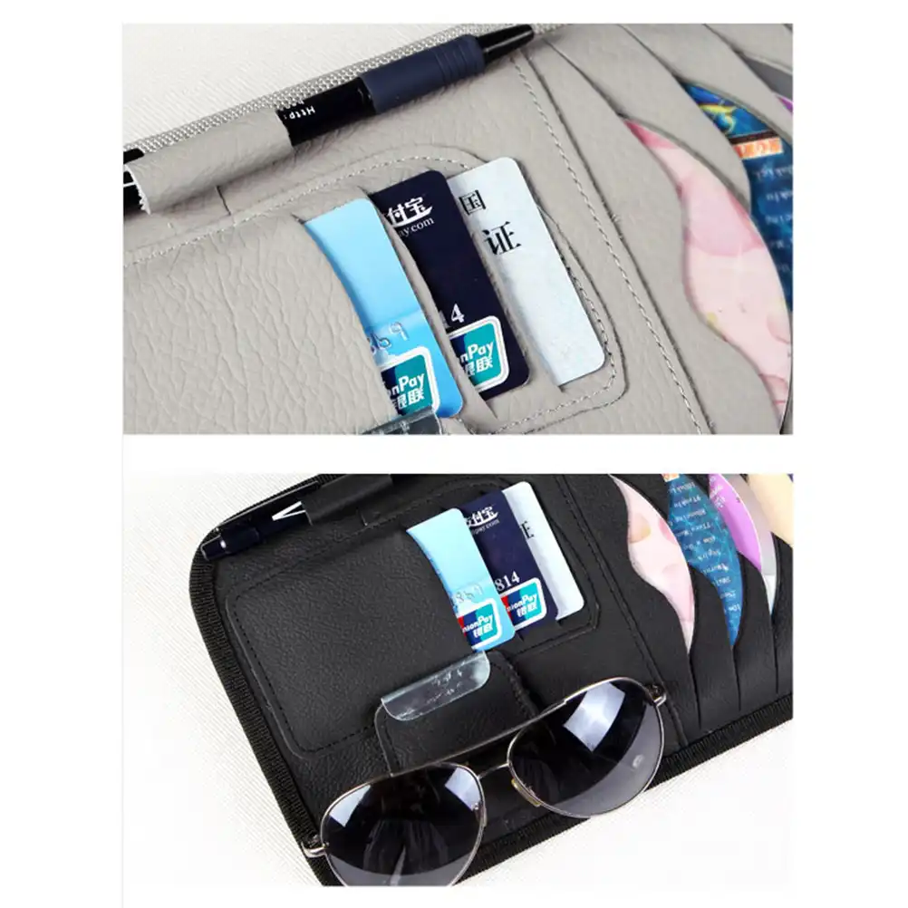 1 Pc 車のサンバイザークリップ自動車サンバホルダー Cd 収納ホルダーサングラスホルダー多目的サンシェード袖スタイリング Aliexpress