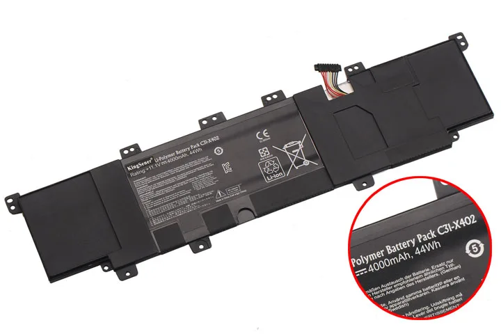 KingSener 11.1V 4000mAh New C31-X402 Laptop Battery for ASUS VivoBook S300 S400 S300C S300CA S300E S400C S400CA S400E C31-X402 KingSener 11.1V 4000mAh New C31-X402 Laptop Battery for ASUS VivoBook S300 S400 S300C S300CA S300E S400C S400CA S400E C31-X402