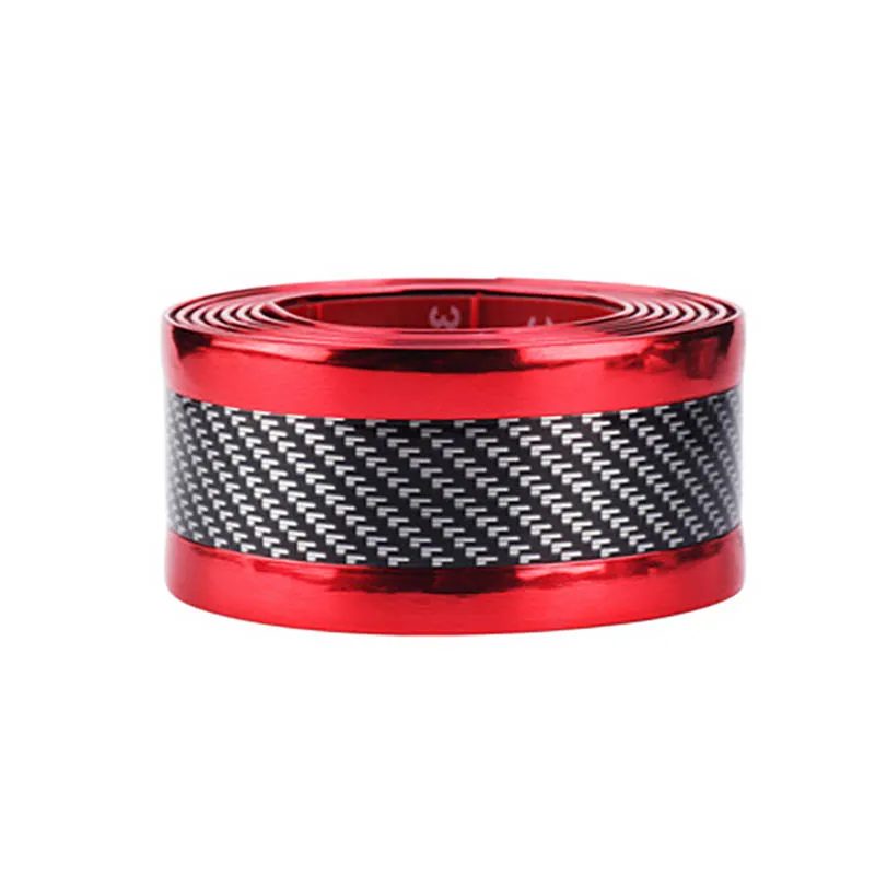 

3D Car Stickers And Decals 5D Carbon Fiber Vinyl Protector Automobiles Universal Strip Sticker Car Styling Interior Accessories