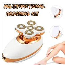 3 в 1 многофункциональная электробритва, USB Перезаряжаемый IPX5 эпилятор для мужчин и женщин, устройство для удаления волос, депилятор, щетка